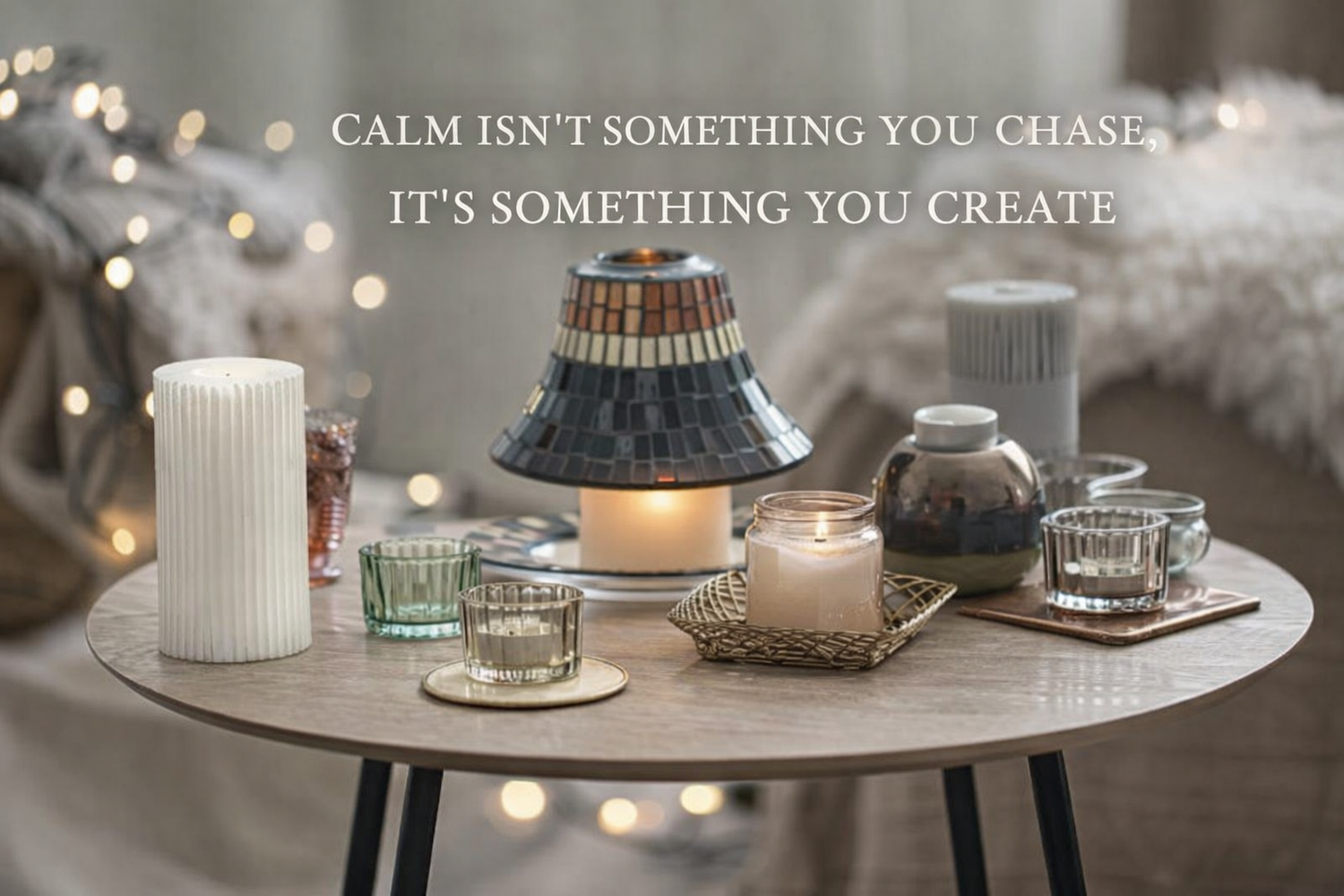 Calm isn’t something you chase. It’s something you create.