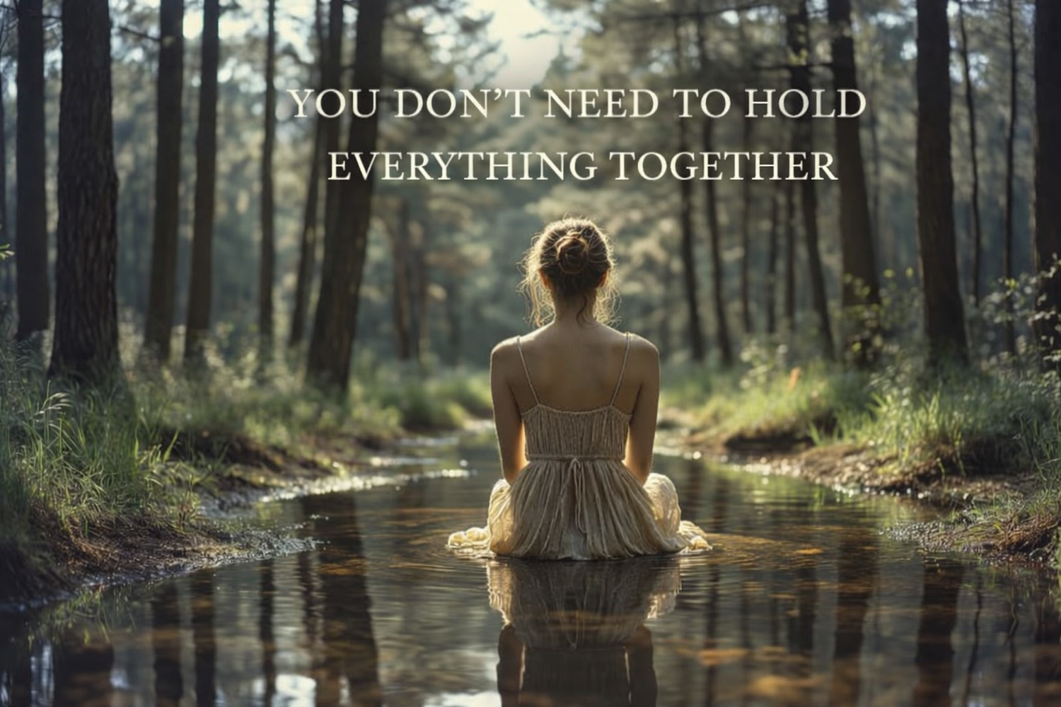 You don’t need to hold everything together